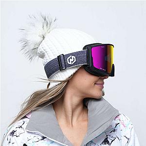 ODIN Magnetic IMD Anti-Fog Ice Blue Ski Goggles + Bonus Low light Diamant™ Lenses