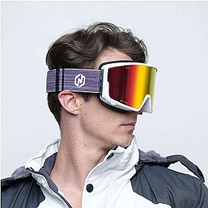 ODIN Magnetic IMD Anti-Fog Ice Blue Ski Goggles + Bonus Low light Diamant™ Lenses