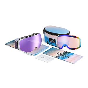 HOD Magnetic Diamant™ Anti-Fog OTG Ski Goggles + Bonus Low Light Lenses