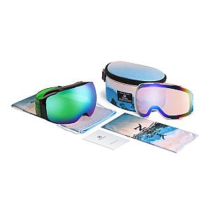 HOD Magnetic Diamant™ Anti-Fog OTG Ski Goggles + Bonus Low Light Lenses