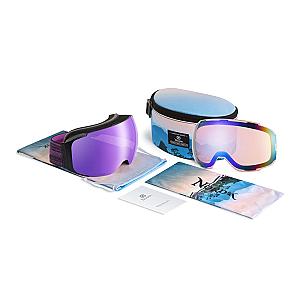 HOD Magnetic Diamant™ Anti-Fog OTG Ski Goggles + Bonus Low Light Lenses