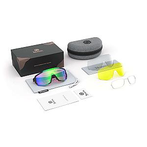 KANON Hiking Cycling Tennis Golf Sunglasses + 2 Replacement lenses