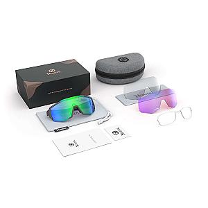KANON Hiking Cycling Tennis Golf Sunglasses + 2 Replacement lenses