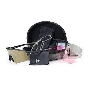 FRIGG 2 Polarized Photochromic Hiking Cycling Fishing Surfing Sunglasses + 2 Replacement lenses