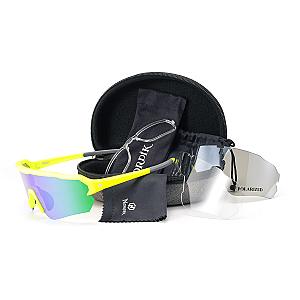 FRIGG 2 Polarized Photochromic Hiking Cycling Fishing Surfing Sunglasses + 2 Replacement lenses
