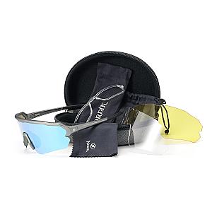 FRIGG 2 Polarized Photochromic Hiking Cycling Fishing Surfing Sunglasses + 2 Replacement lenses