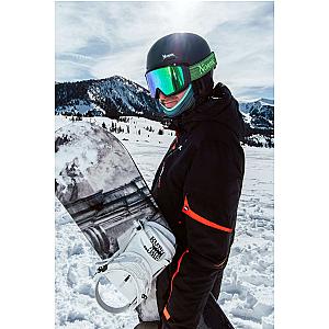 VIKING Heated Magnetic Anti-Fog Ski Goggles + Bonus PC Lenses