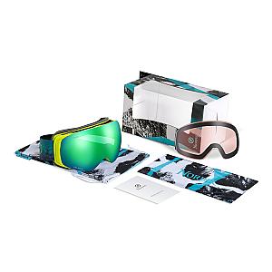 FREYA Magnetic Kid Teen Ski Goggles with Designed Straps - Bonus Low Light Lenses