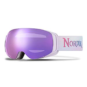 FREYA Magnetic Kid Teen Ski Goggles with Designed Straps - Bonus Low Light Lenses