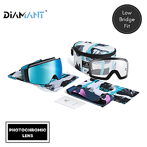 TORSTEN Magnetic Diamant™ Anti-Fog Ski Goggles + Bonus Photochromic Lenses and Strap