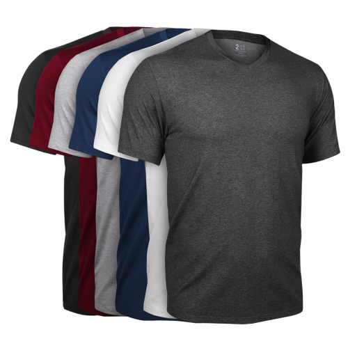 V Neck Tee - Basics 6 Pack