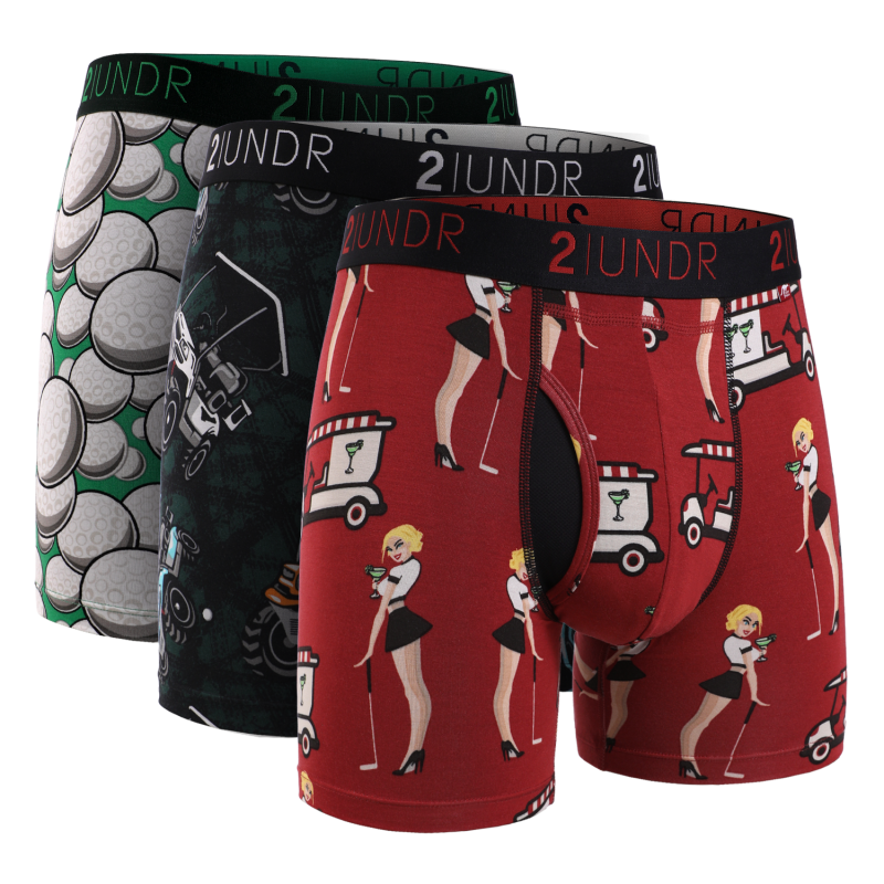 Swing Shift 6" Boxer Brief - 3 Pack - 2 Ballsey/Cart/Margarita