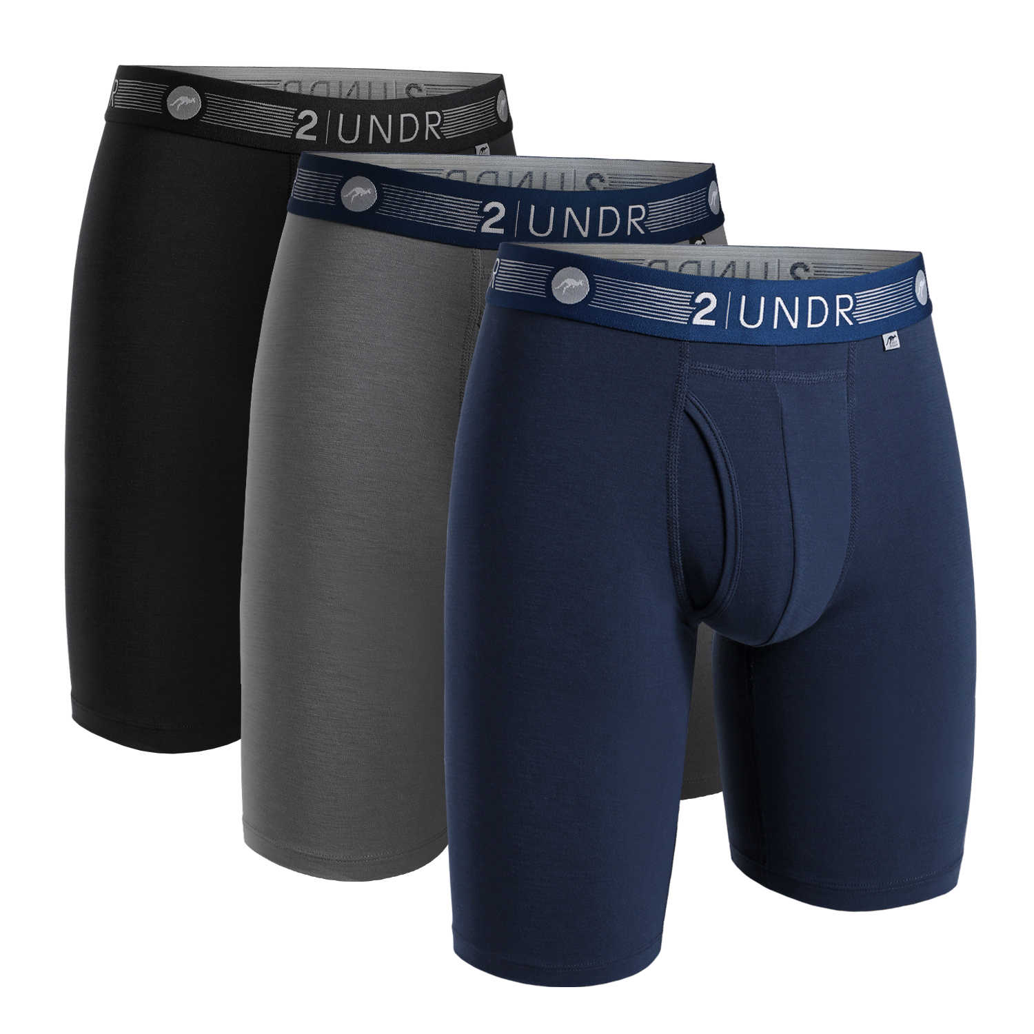 Flow Shift 9" Long Leg - Navy/Grey/Black - 3 Pack