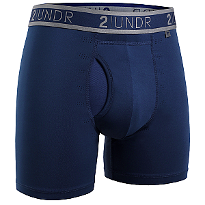 Sport Shift 6" Boxer Brief - Stealth/Charcoal/Azul - 3 Pack