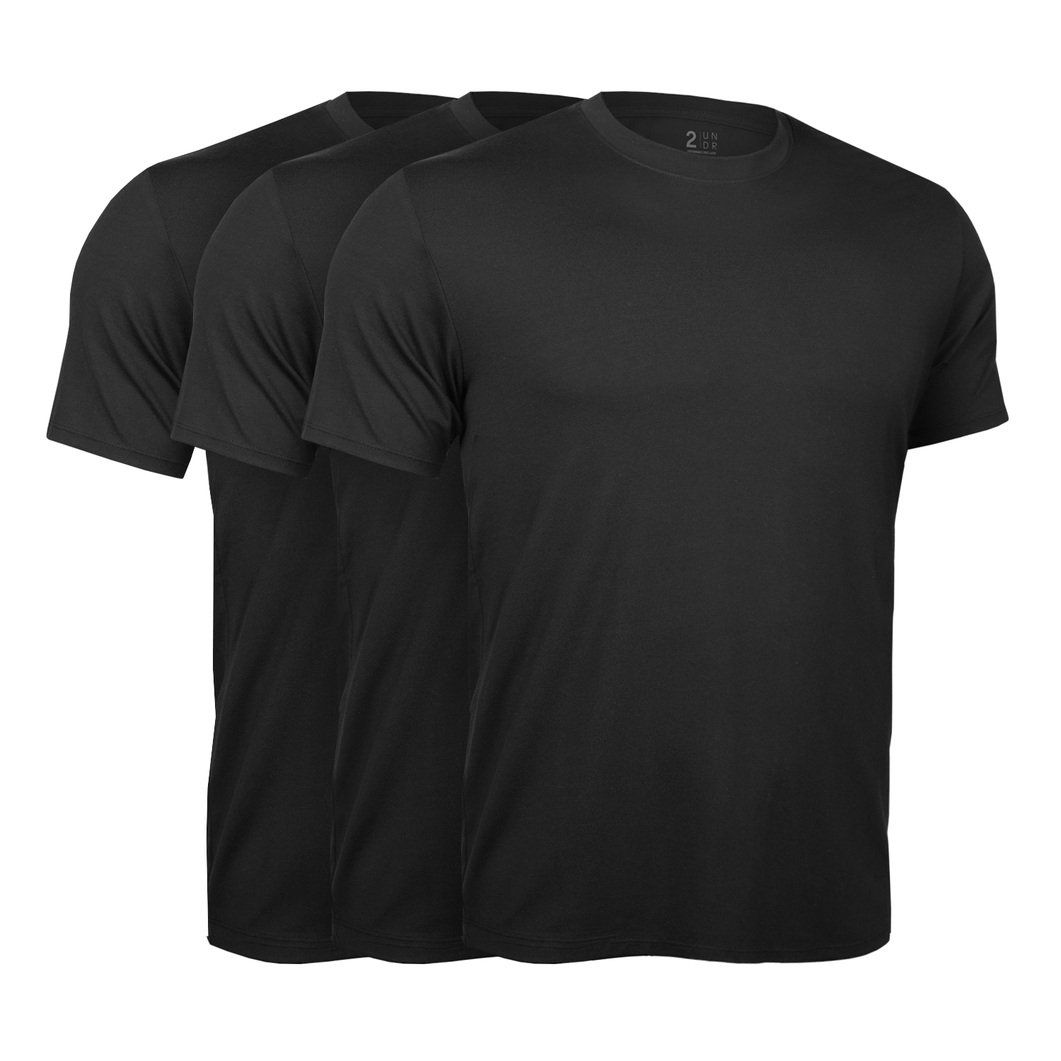 Luxury Crew Tee - Black 3 Pack