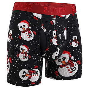 Swing Shift 6" Boxer Brief - Black Frost