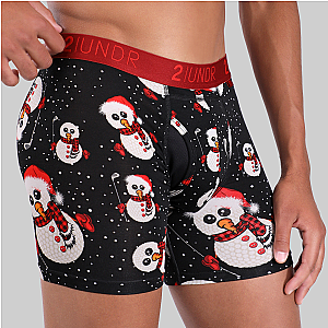 Swing Shift 6" Boxer Brief - Black Frost