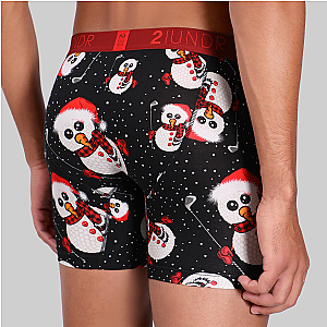 Swing Shift 6" Boxer Brief - Black Frost
