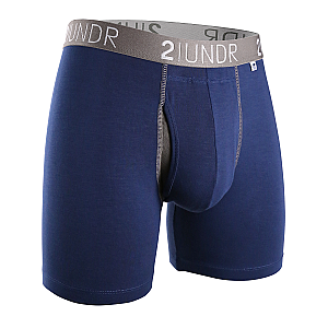 Swing Shift 6" Boxer Brief - 3 Pack Boxset - Black - Grey - Navy