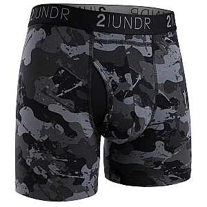 Swing Shift 6" Boxer Brief - Blackout