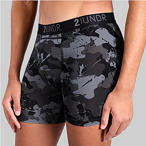 Swing Shift 6" Boxer Brief - Blackout