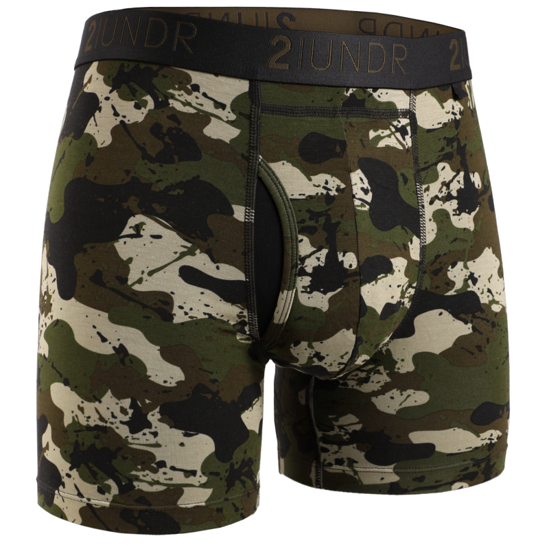 Swing Shift 6" Boxer Brief - Army