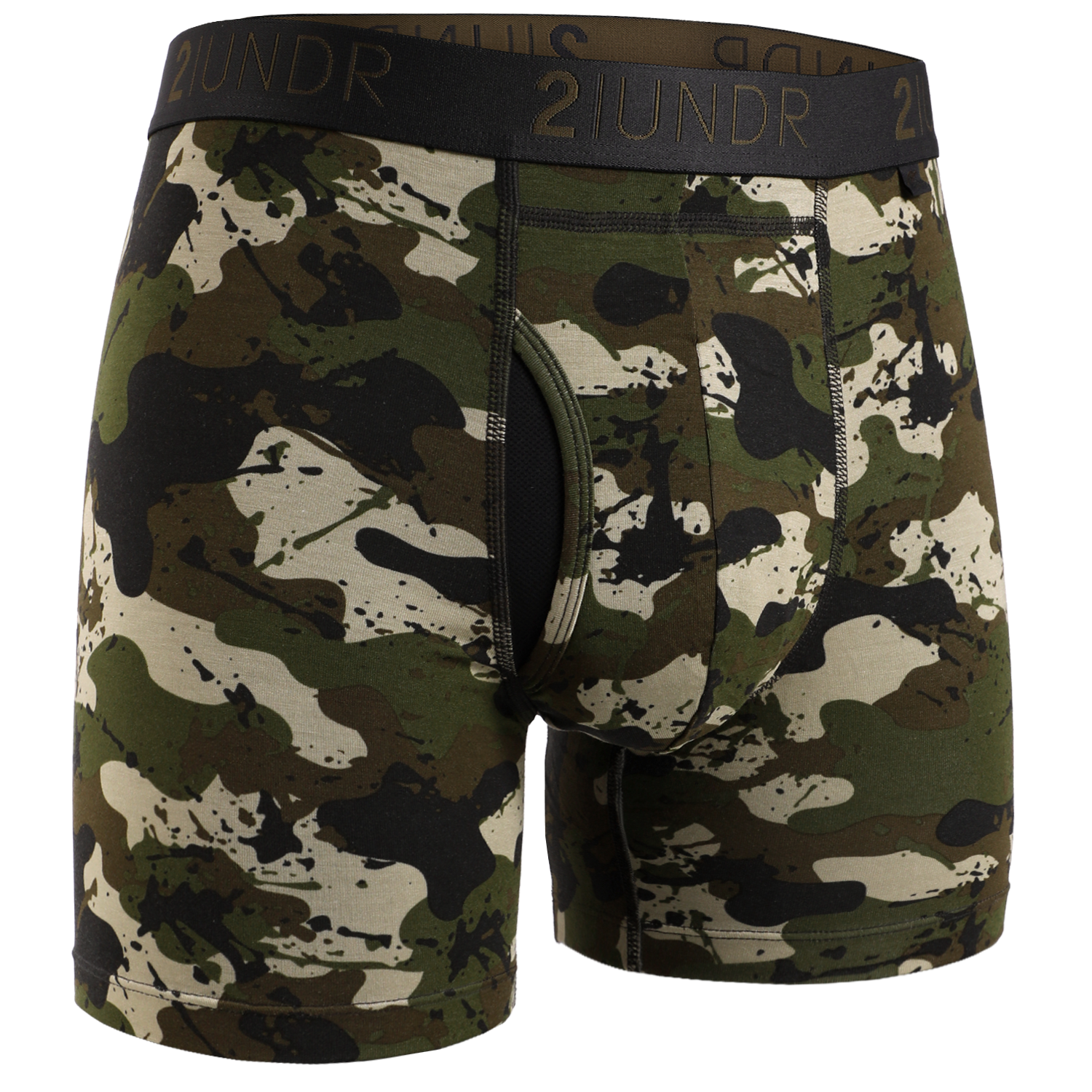 Swing Shift 6" Boxer Brief - Army