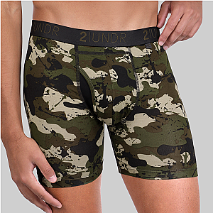 Swing Shift 6" Boxer Brief - Army