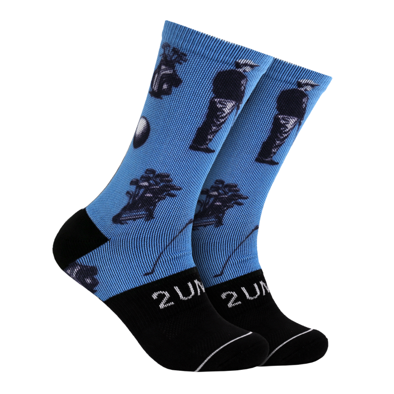 Flex Printed Crew Sock - Stroke Play