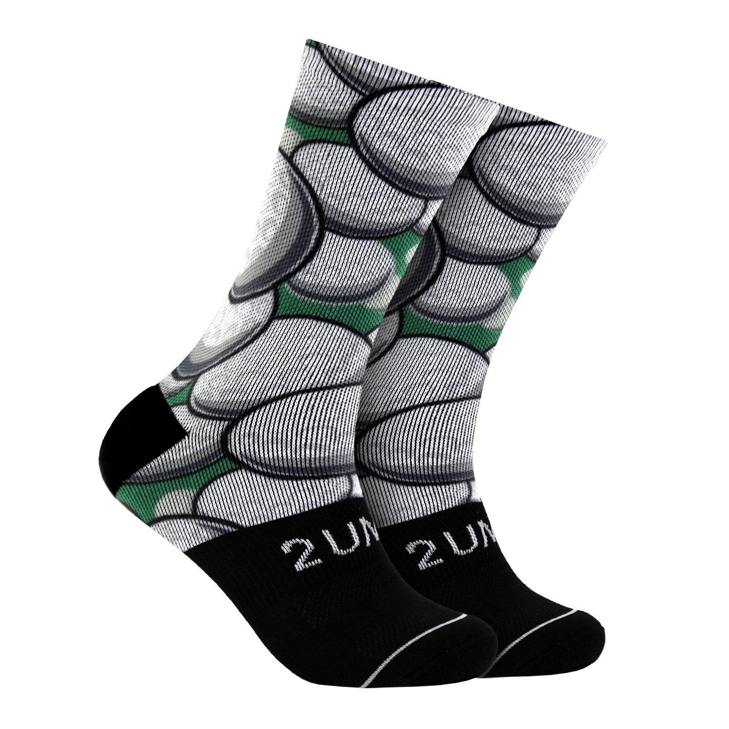 Flex Printed Crew Sock - Too Ballsey