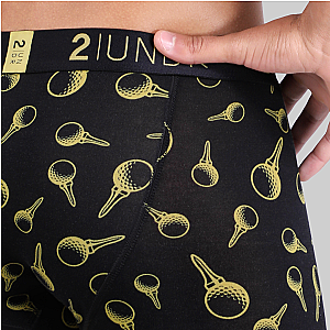 Swing Shift 9" Long Leg - Gold Tees
