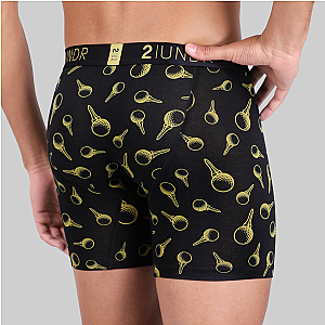 Swing Shift 6" Boxer Brief - Gold Tees