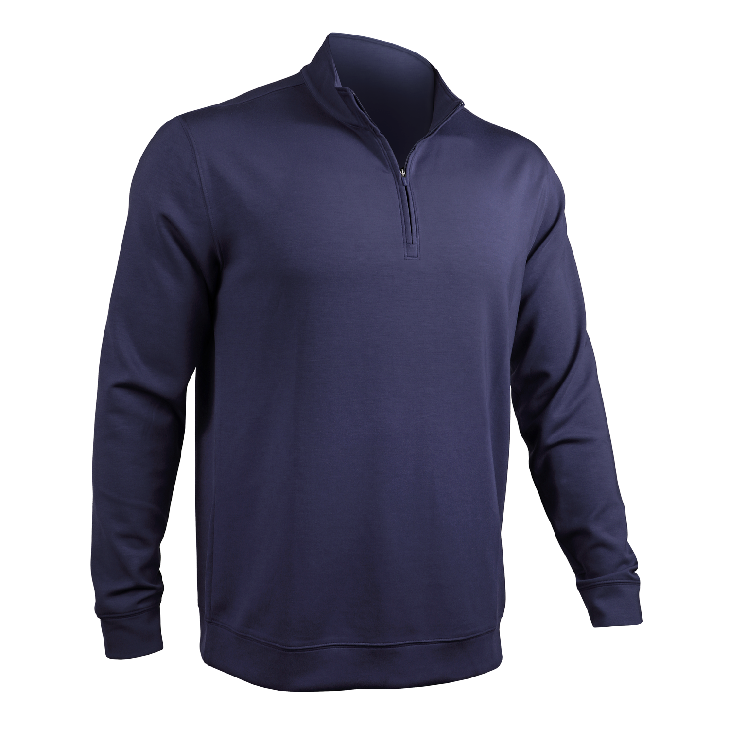 Cordero 1/4 Zip Long Sleeve Pullover - Navy