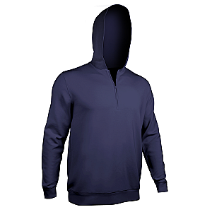 Ruxton 1/4 Zip Long Sleeve Hoodie - Navy