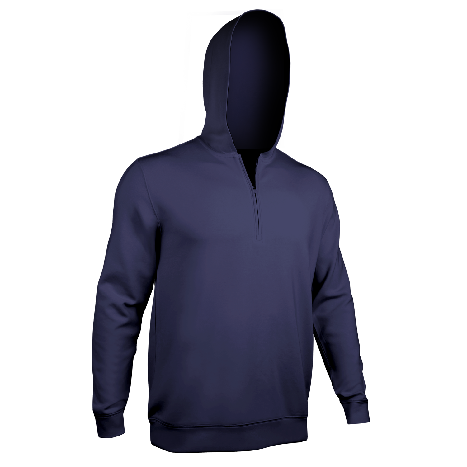 Ruxton 1/4 Zip Long Sleeve Hoodie - Navy