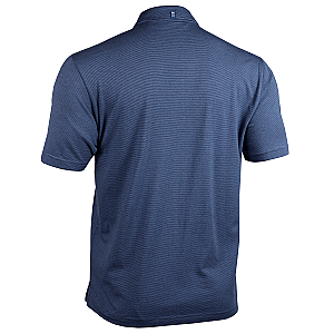 Short Sleeve Polo - The Microstripe Polo - Glacial Microstripe