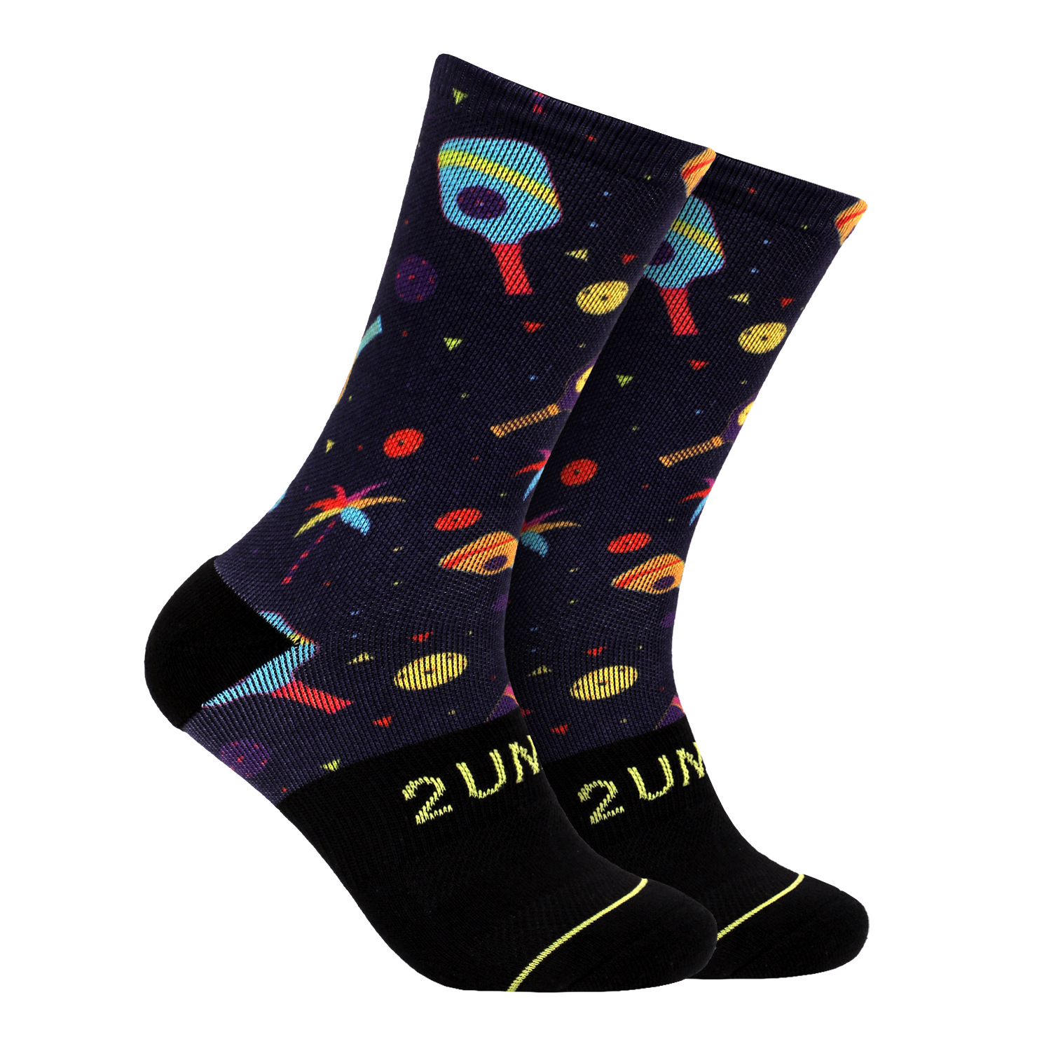 Flex Printed Crew Sock - Pickle Paradise