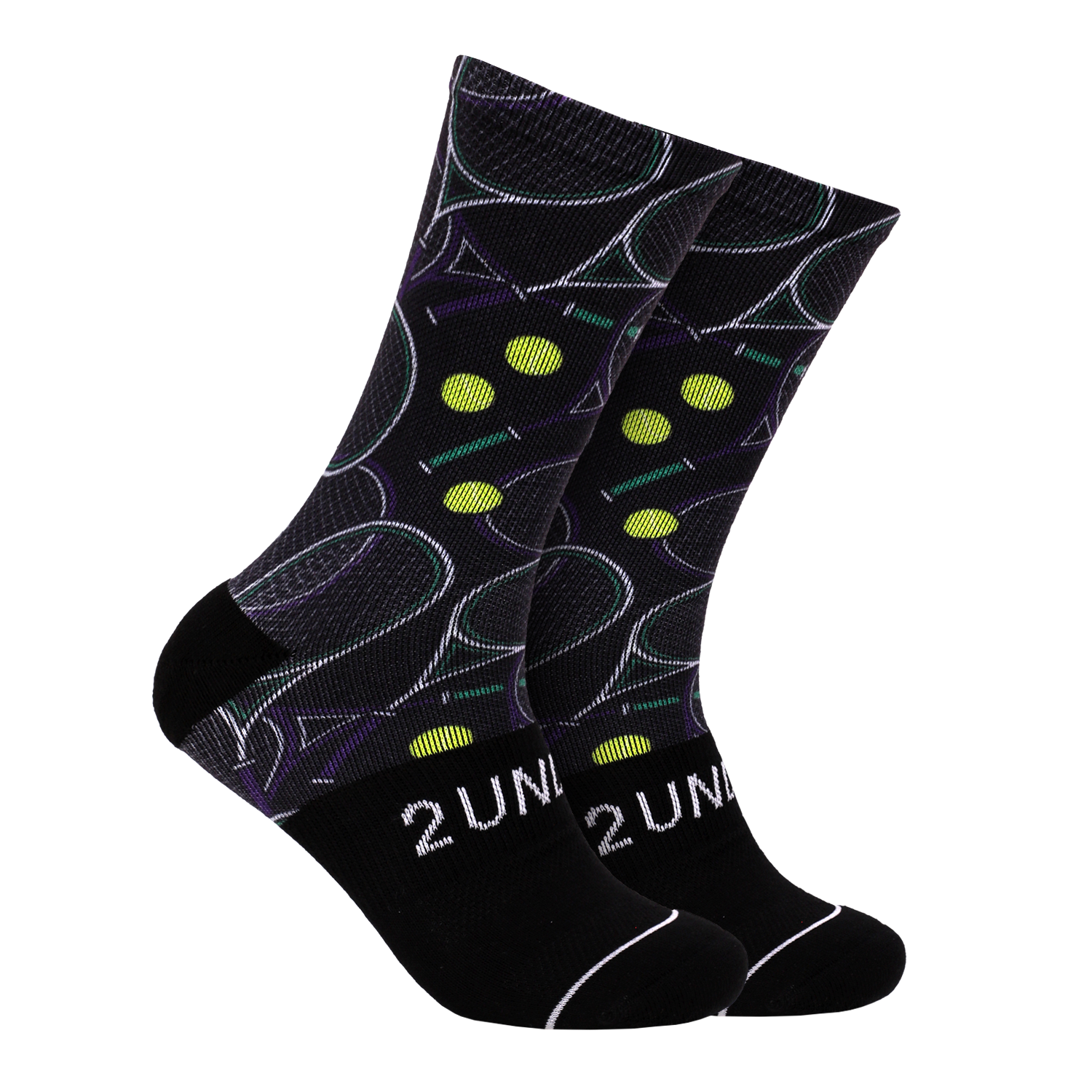 Flex Printed Crew Sock - Deuce