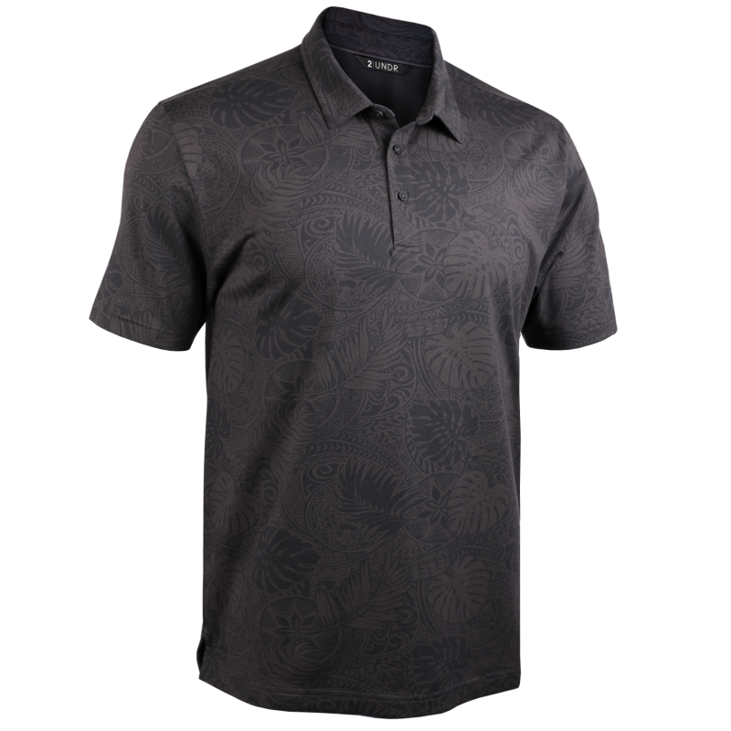 Short Sleeve Polo - The Ventura Polo - Coastal Black