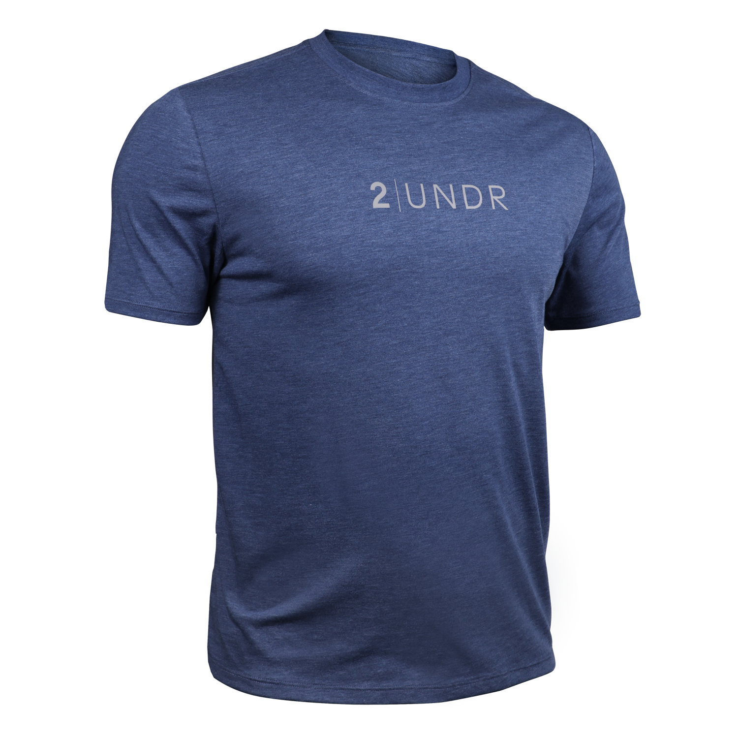 Branded All Day Crew Tee - Heathered Navy