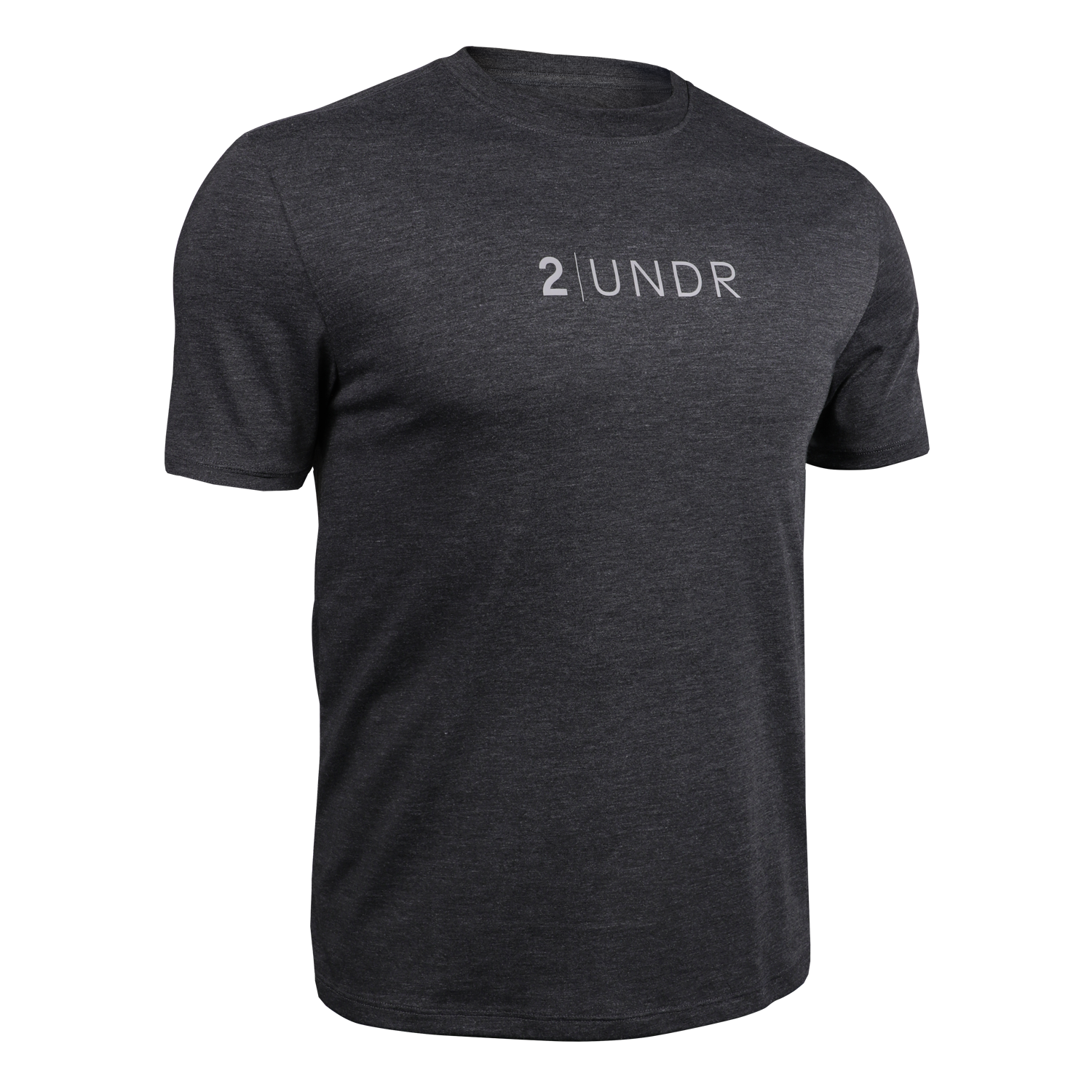Branded All Day Crew Tee - Heathered Charcoal