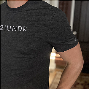 Branded All Day Crew Tee - Heathered Charcoal
