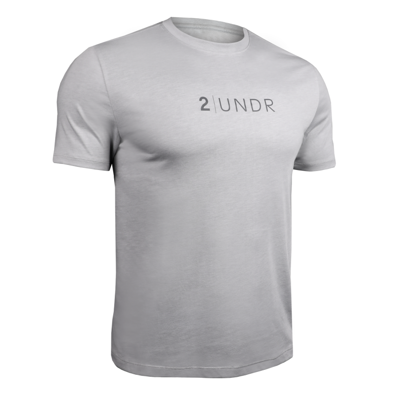 Branded All Day Crew Tee - Heathered Grey
