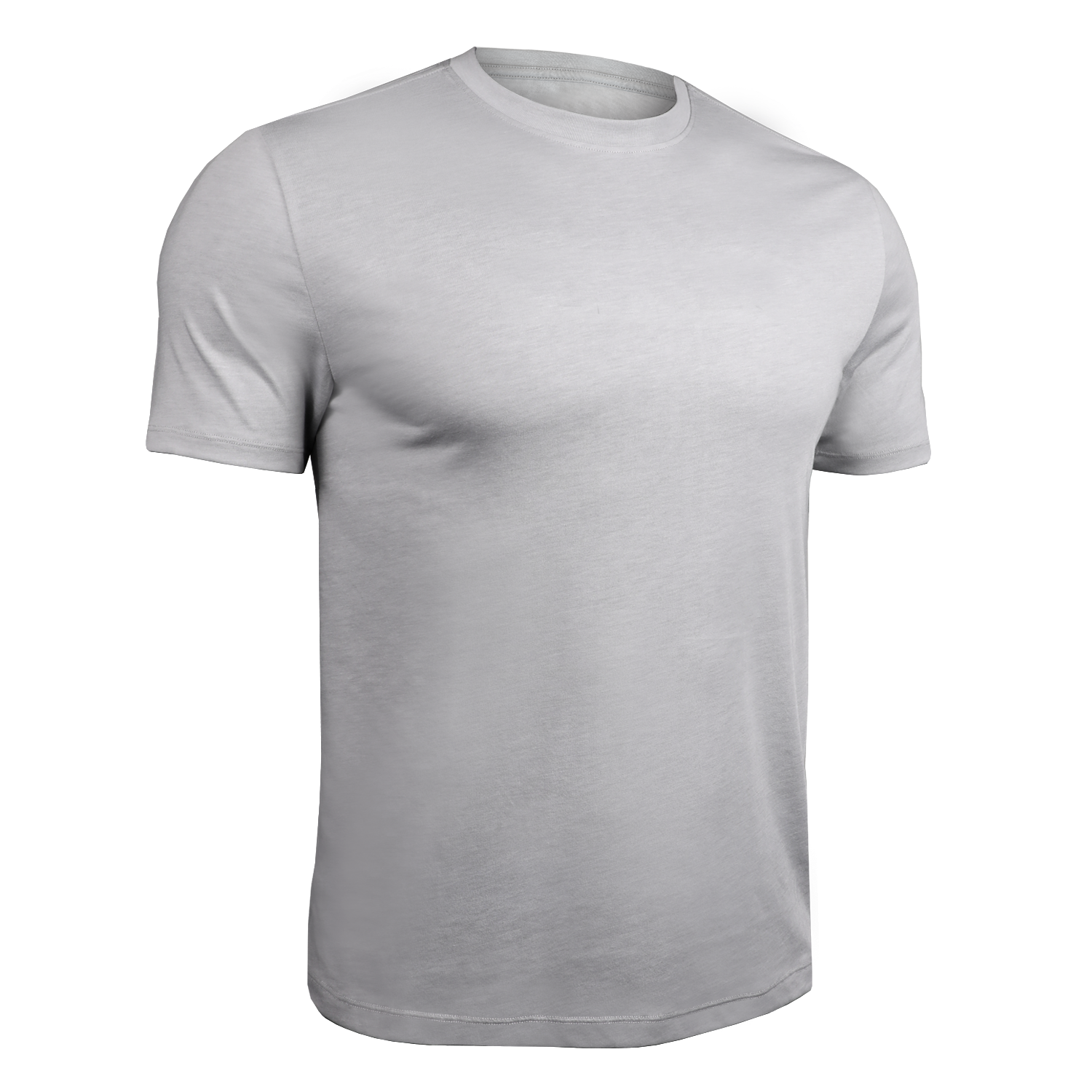 All Day Crew Tee - Heathered Grey