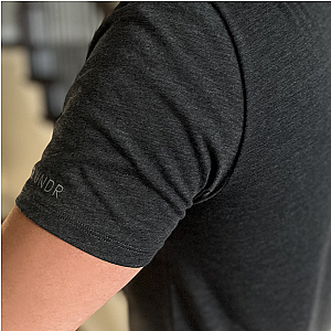 All Day Crew Tee - Heathered Charcoal