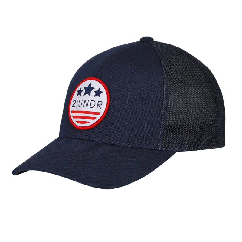 Snap Back Mesh Solid Hat - Team America