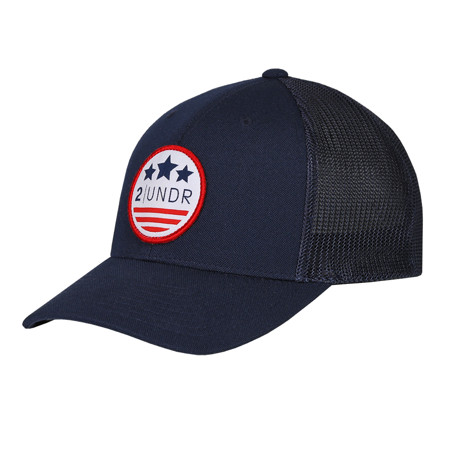 Snap Back Mesh Solid Hat - Team America