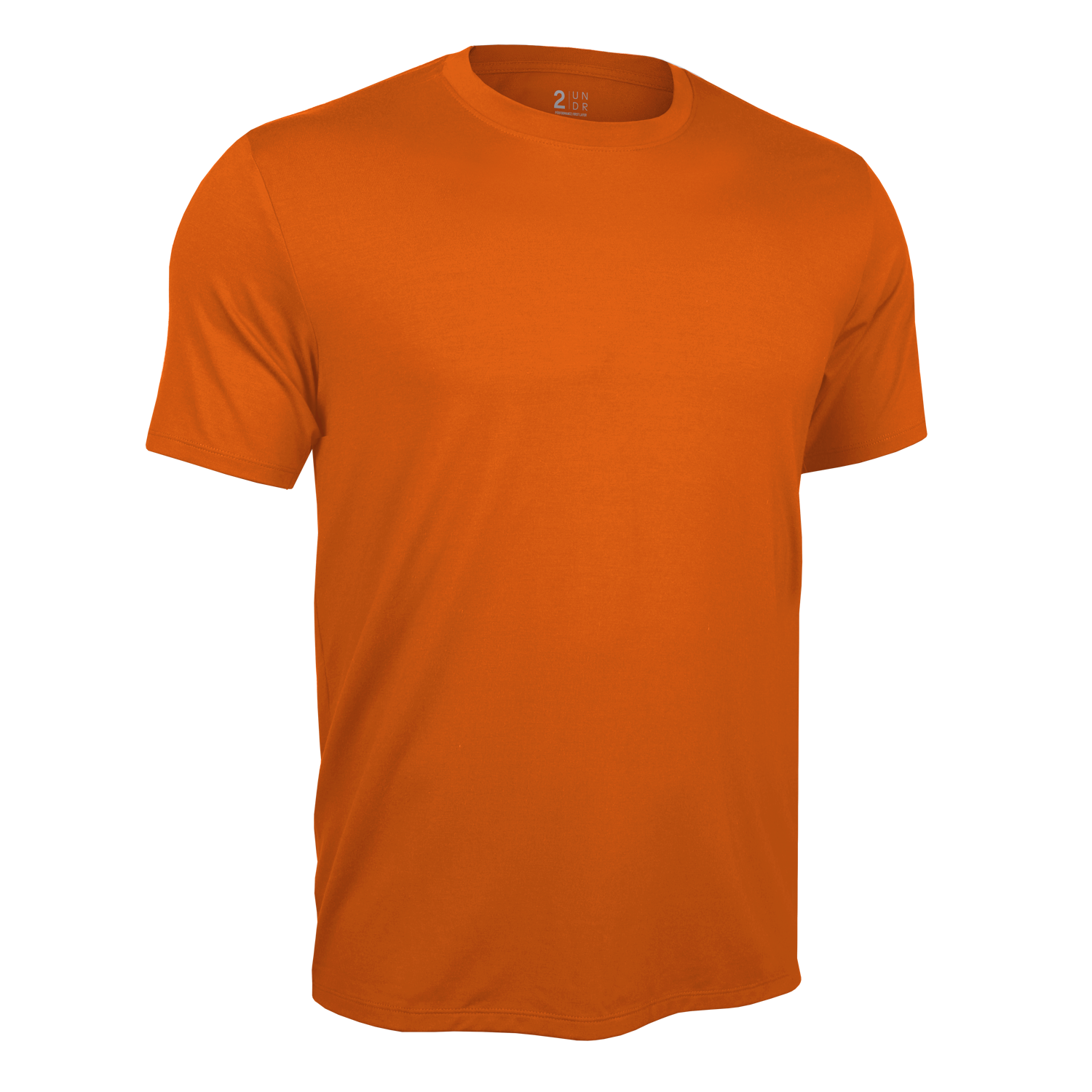 Luxury Crew Tee - Deep Orange