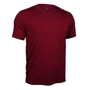 Luxury Crew Tee - Merlot