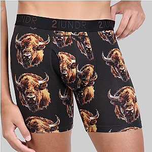 Swing Shift 6" Boxer Brief - Mike Bison